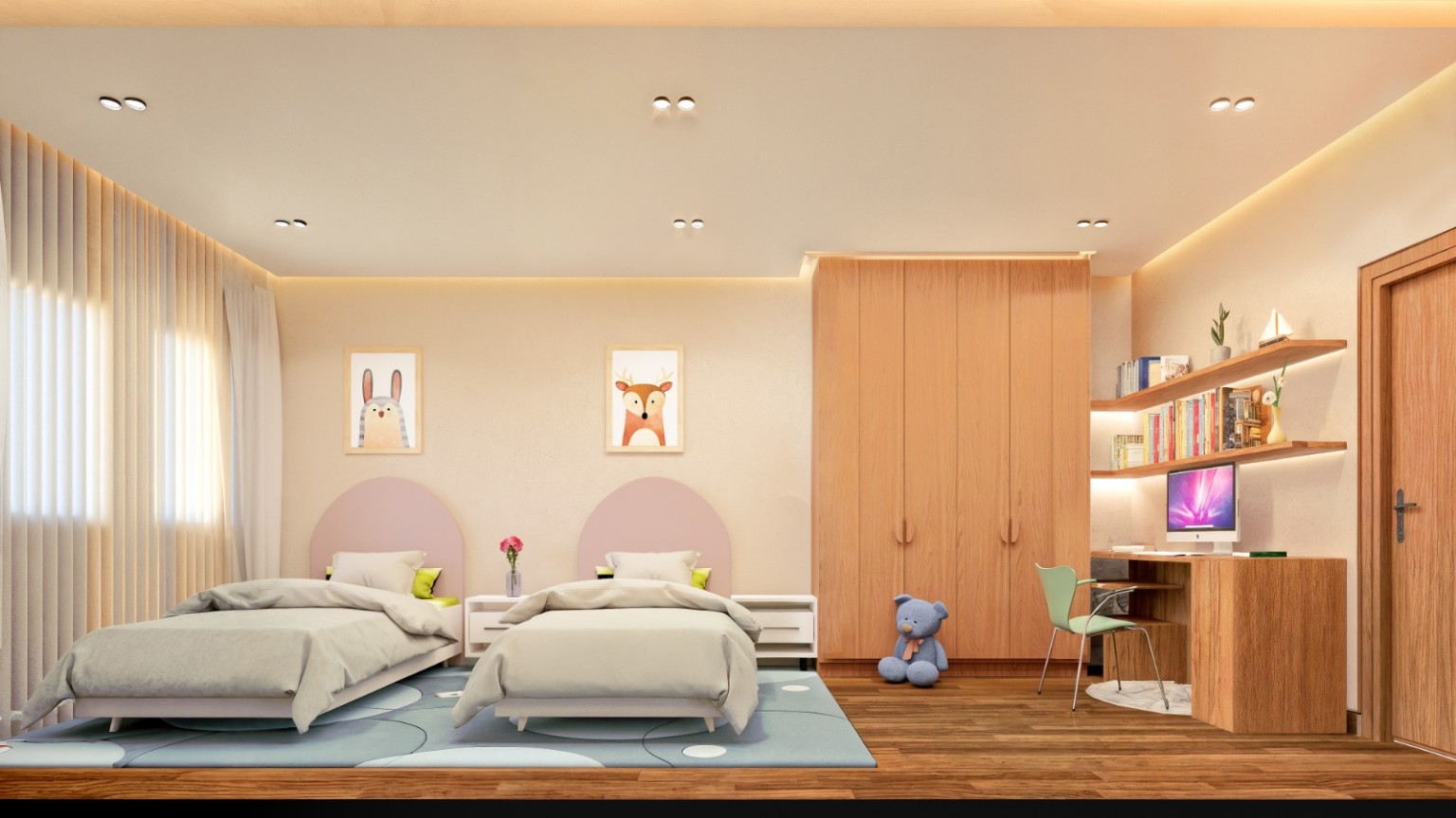 Espace intérieur de la Résidence Eden